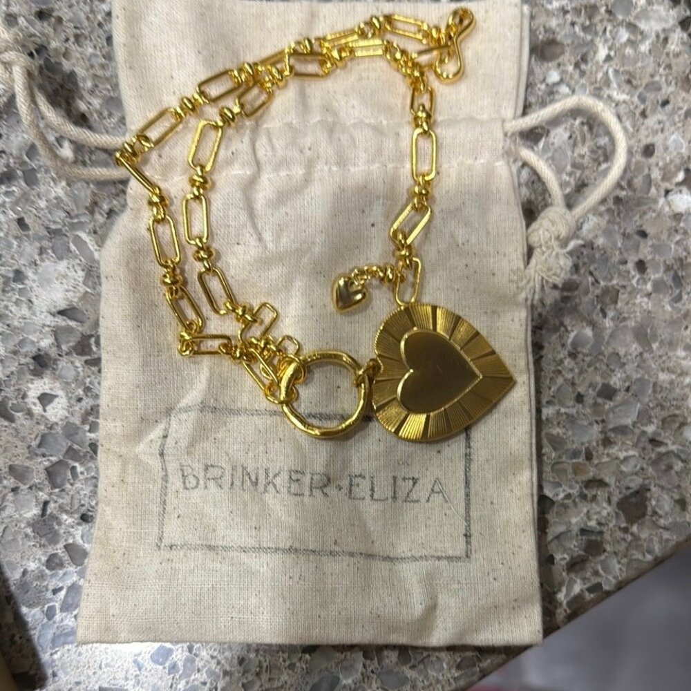 Brinker + Eliza gold necklace